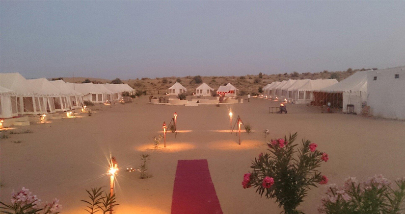 Prince desert camp