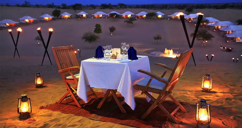 One Night Desert Sand Dunes Camp Package In Jaisalmer